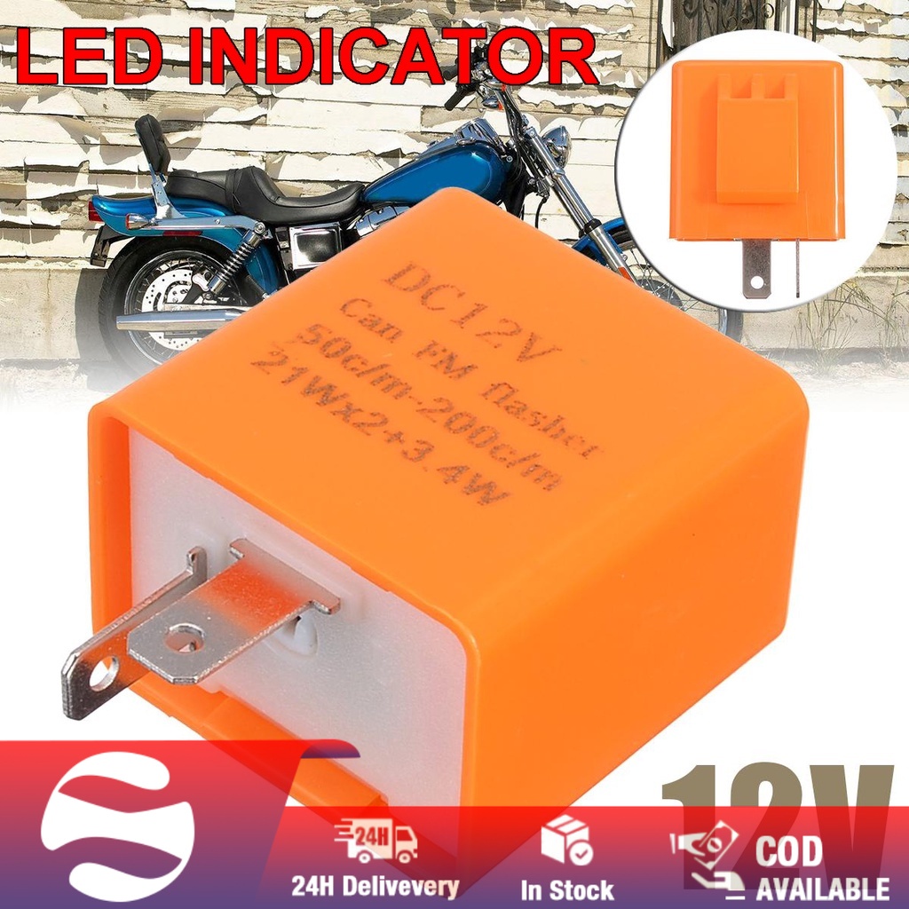 Led Indicator flasher relay resistor fix fast flash rate motor | Shopee ...