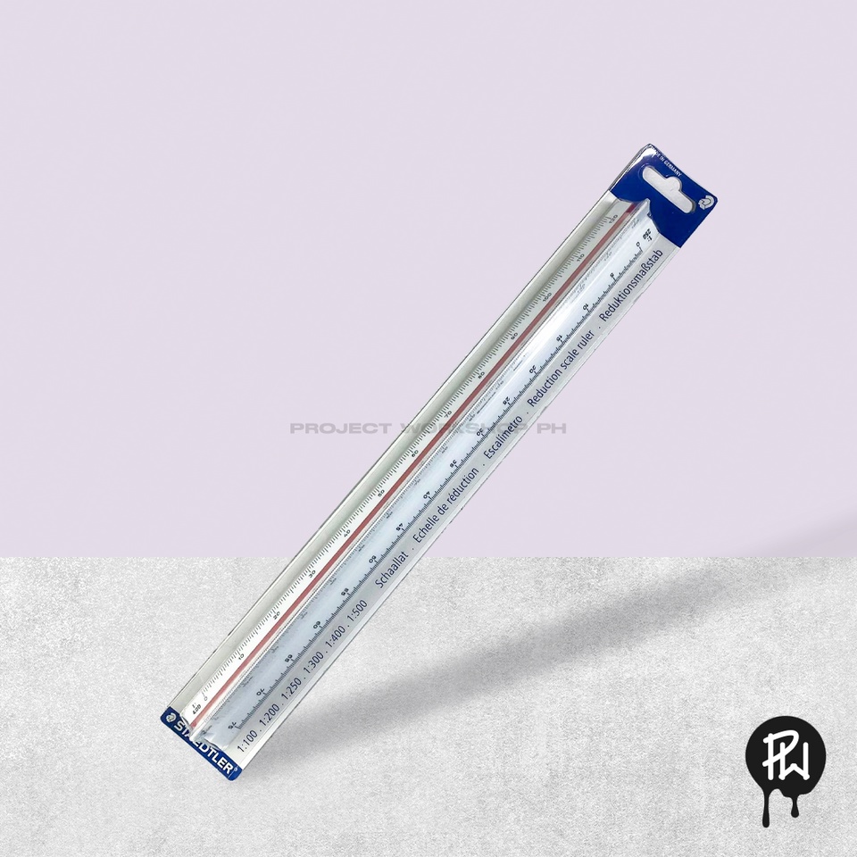 Staedtler Triangular Scale ruler (1:100, 1:200, 1:250, 1:300, 1:400, 1: