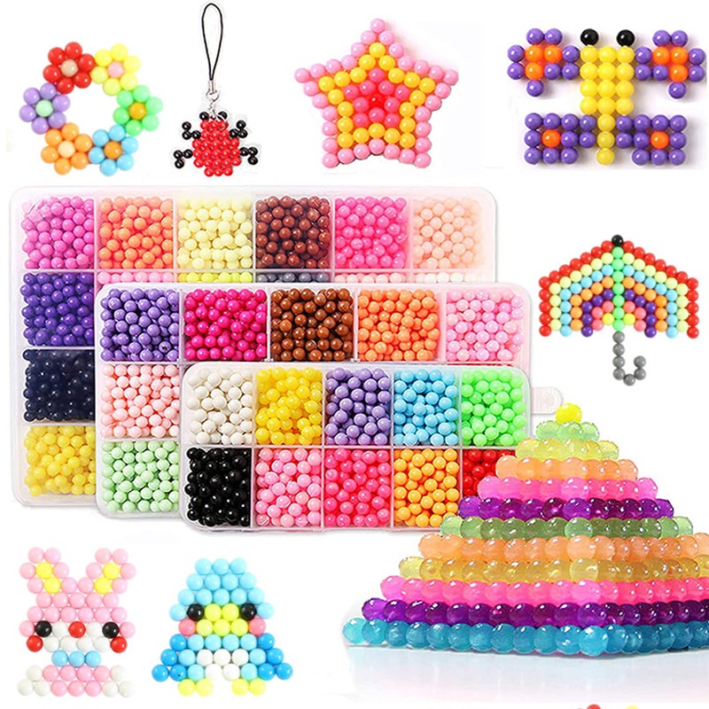 4400 PCS Handmade Magic Water Fuse Beads Creative Beads DIY Art