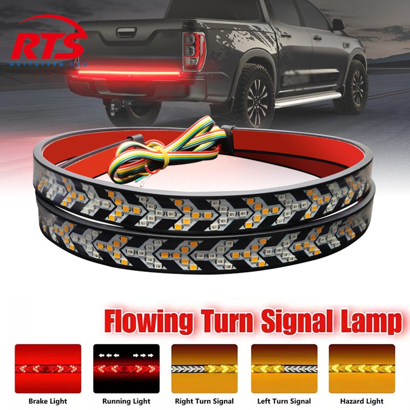 Car LED tail light bar for pickup truck, Singal brake light car reverse light tailgate rear tail