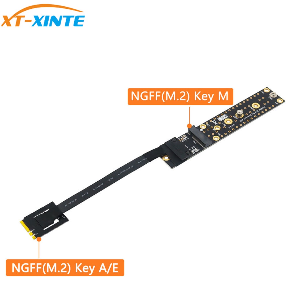 XT-XINTE Add On Card NGFF M.2 Key AE Male To Key M Female Board Adapter ...