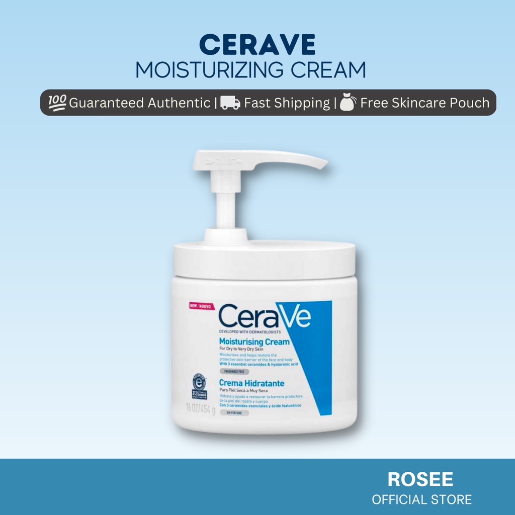 Cerave Moisturizing Cream With Pump 454ml 