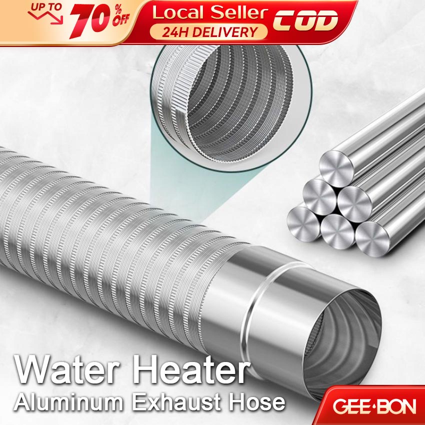 GEEBON Gas Water Heater Pipe Aluminum Universal Exhaust Car Intake
