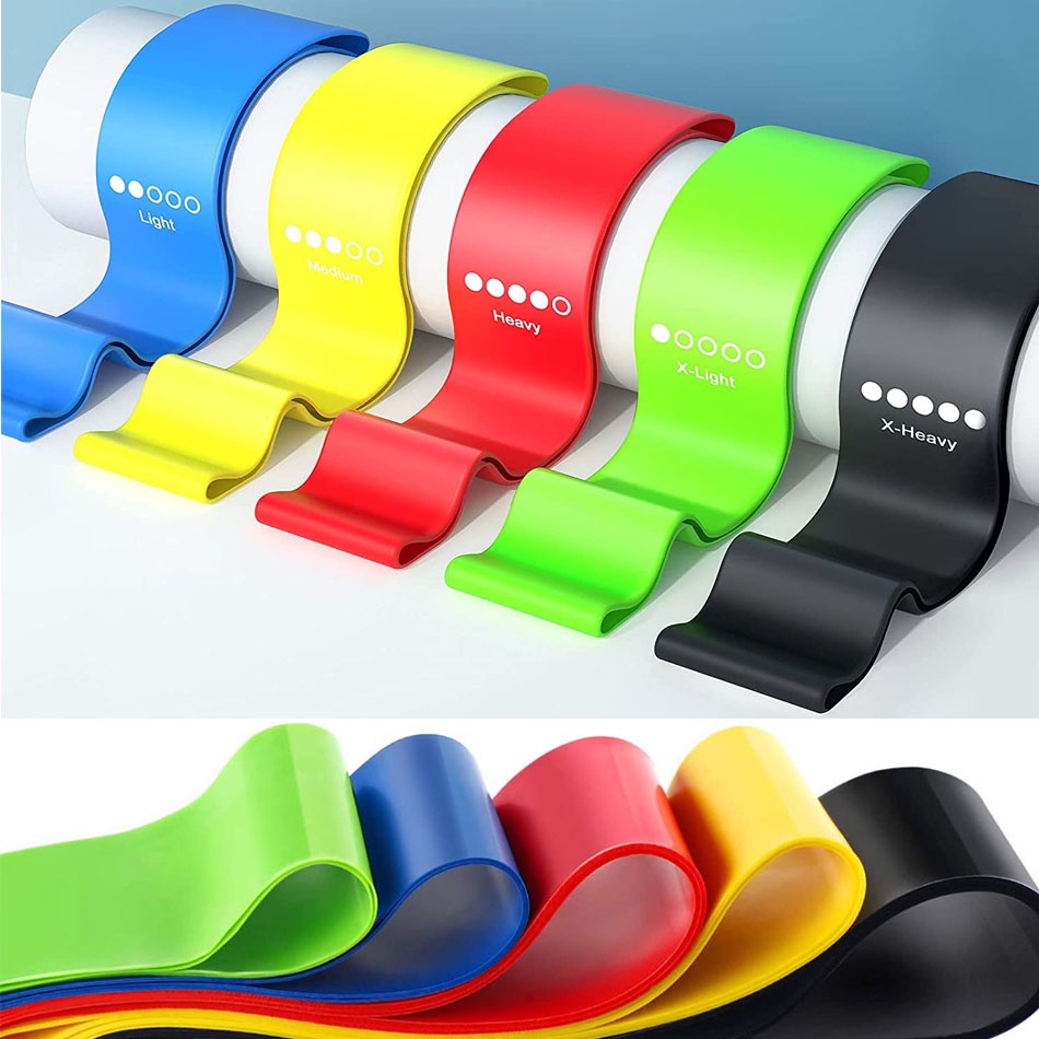 WorthDefence Training Resistance Bands Yoga Gym Fitness Gum Pull Up ...