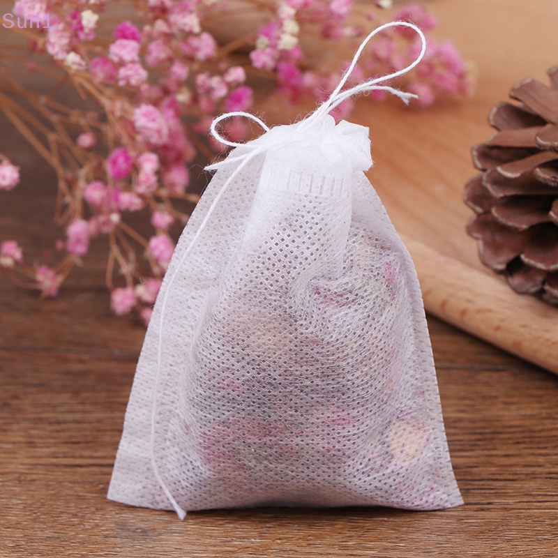 Sun1> 100Pcs/Lot Bags Tea Bags Infuser With String Heal Seal 7 x 9cm ...