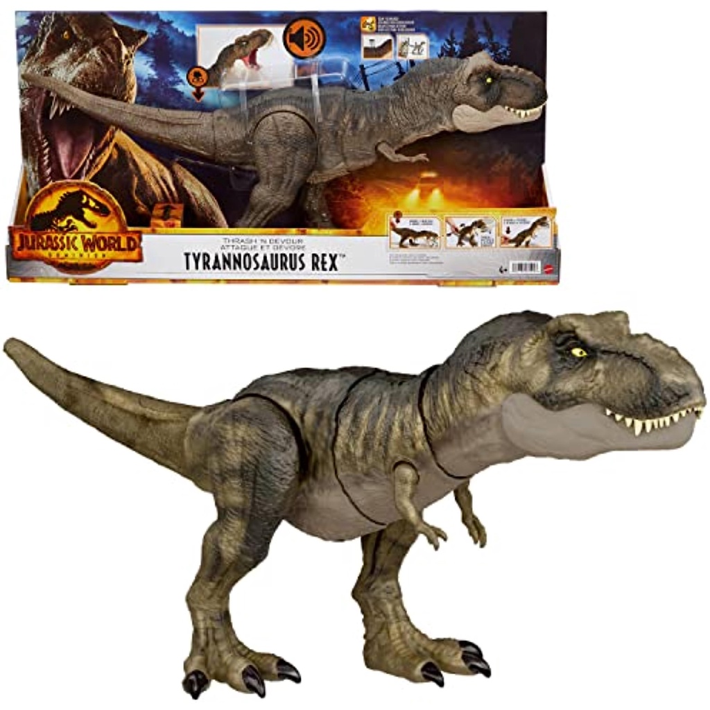 Matel Jurassic World New ruler Super Kami Tsuki! T-Rex [Total Length ...