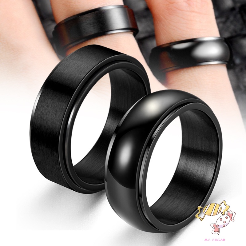 Turning Turning Fidget Ring High-quality Titanium Steel Materials ...