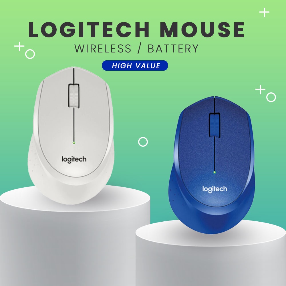 SS M330 Silent Plus Wireless Mouse Quiet 2.4Ghz USB 1000DPI Receiver ...