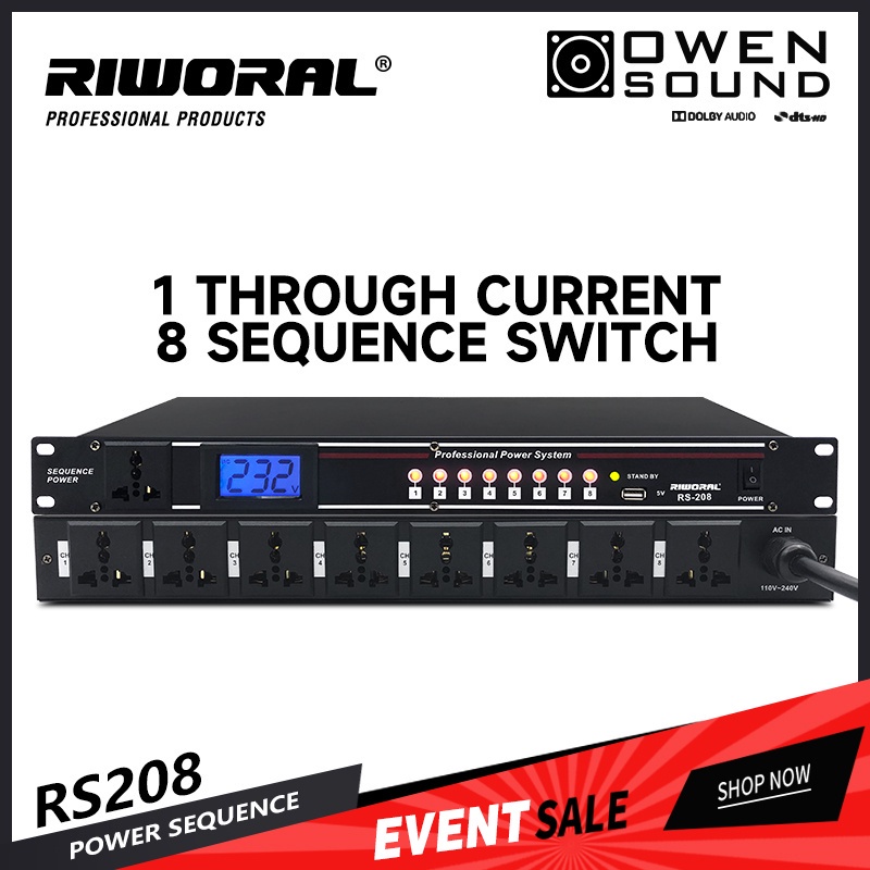 Power Sequencer 9 Channel Rack Mount Power Sequence Controller ...