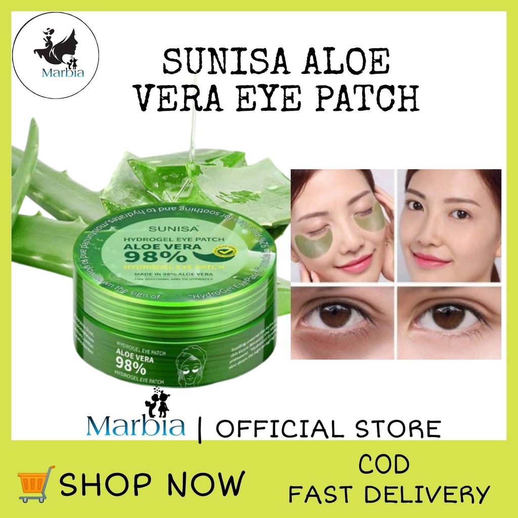 Original Aloe Vera 92 with Collagen Hydrogel Eyebag Remover Eye Patch