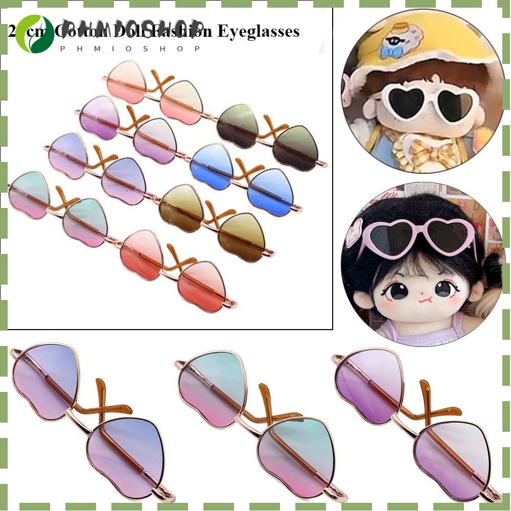 10cm Cute Heart Frame Eyeglasses For 1 31 4 Bjd 20cm Dolls Shopee