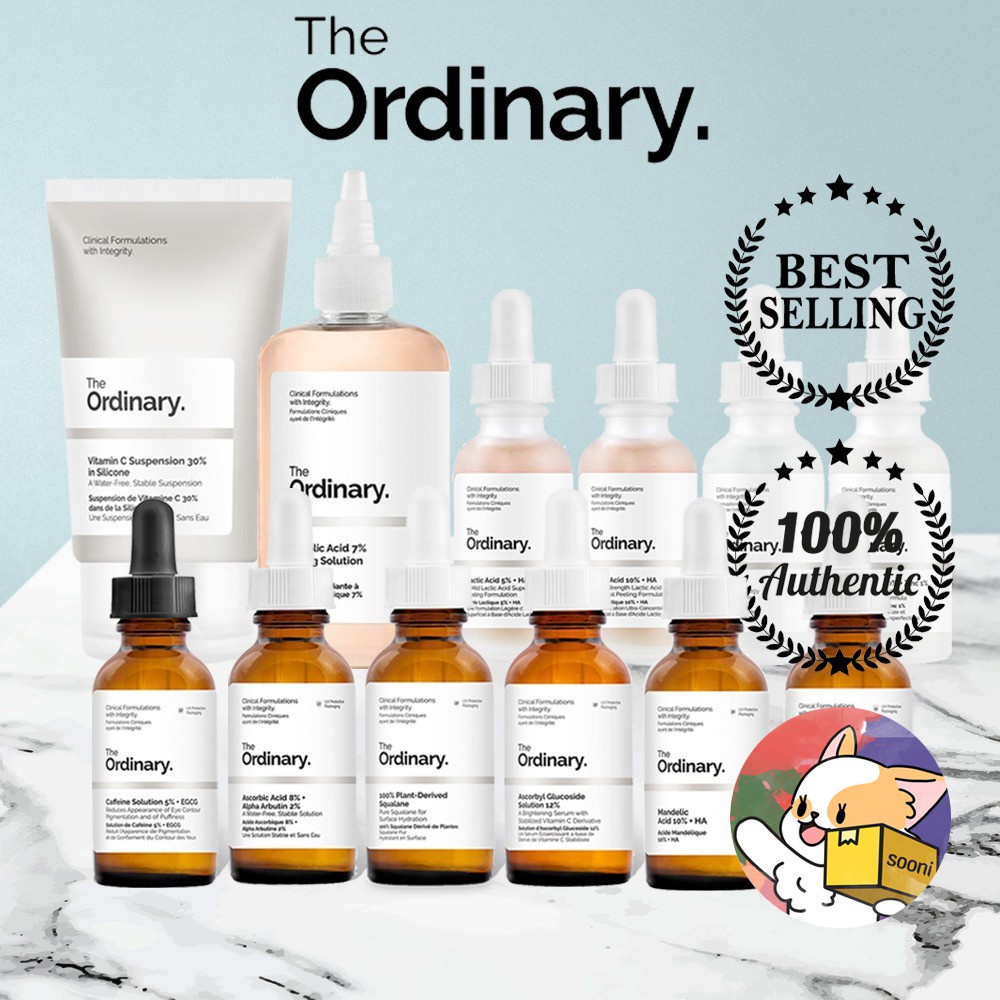 The Ordinary [Retinol,Glycolic Acid Toner Azelaic Acid,Salicylic