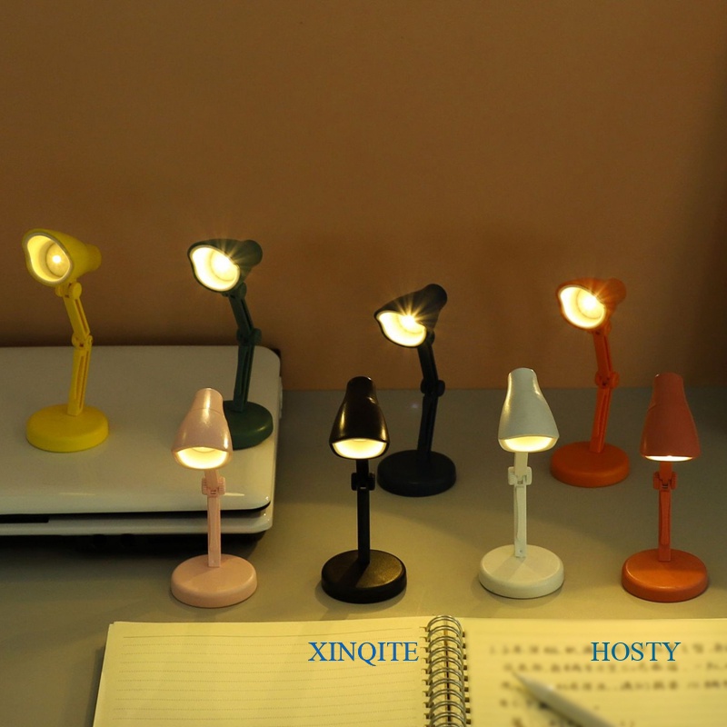 XINQITE Led Table Lamp Mini Foldable Night Reading Book Lamps For Home ...