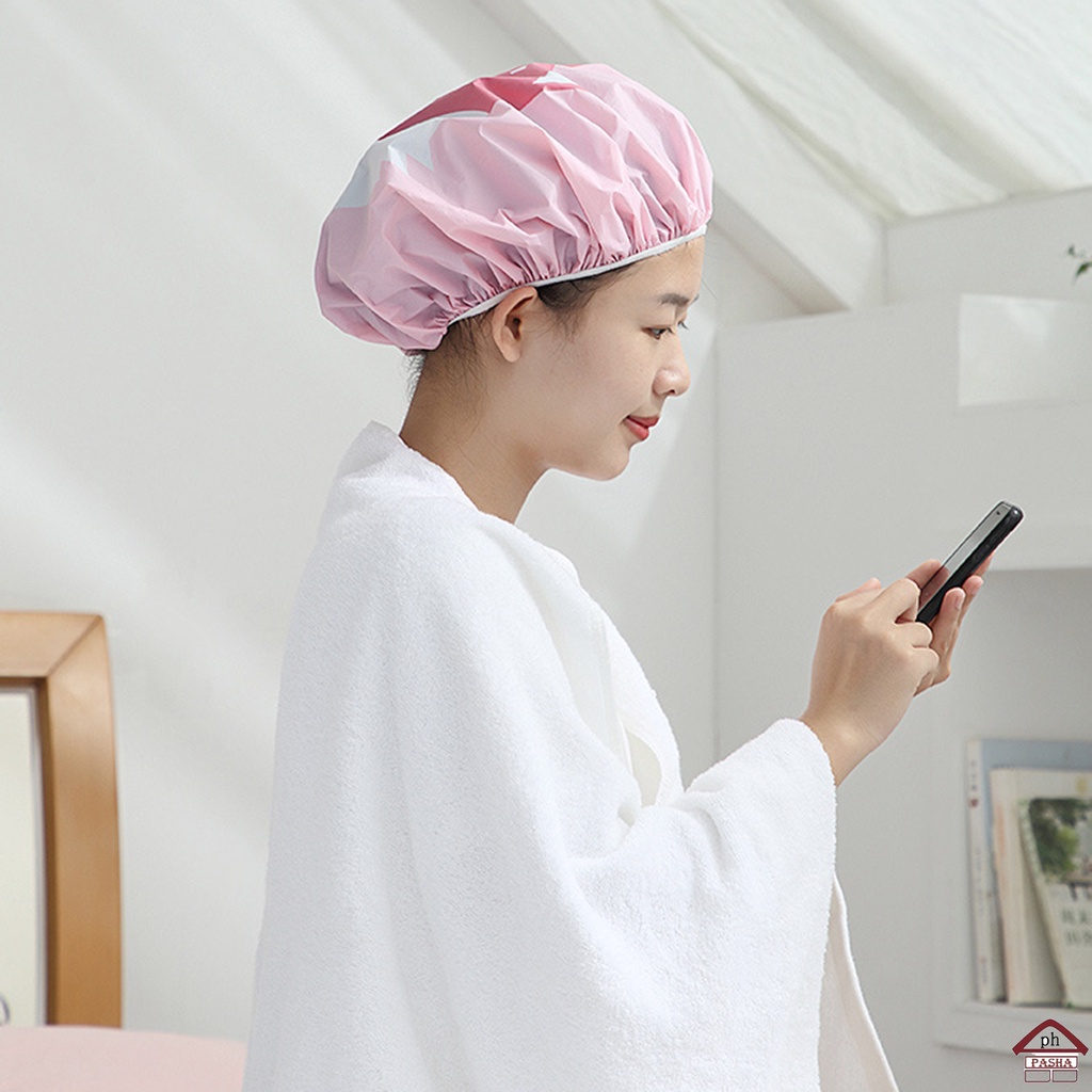 Waterproof Shampoo Shower Caps Recyclable and NonDisposable Shower