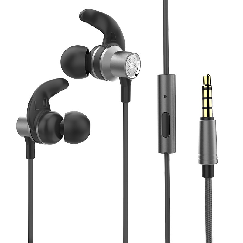 【Fast Delivery】In Ear Earphones Noise Reduction Metal Headset With Mic ...