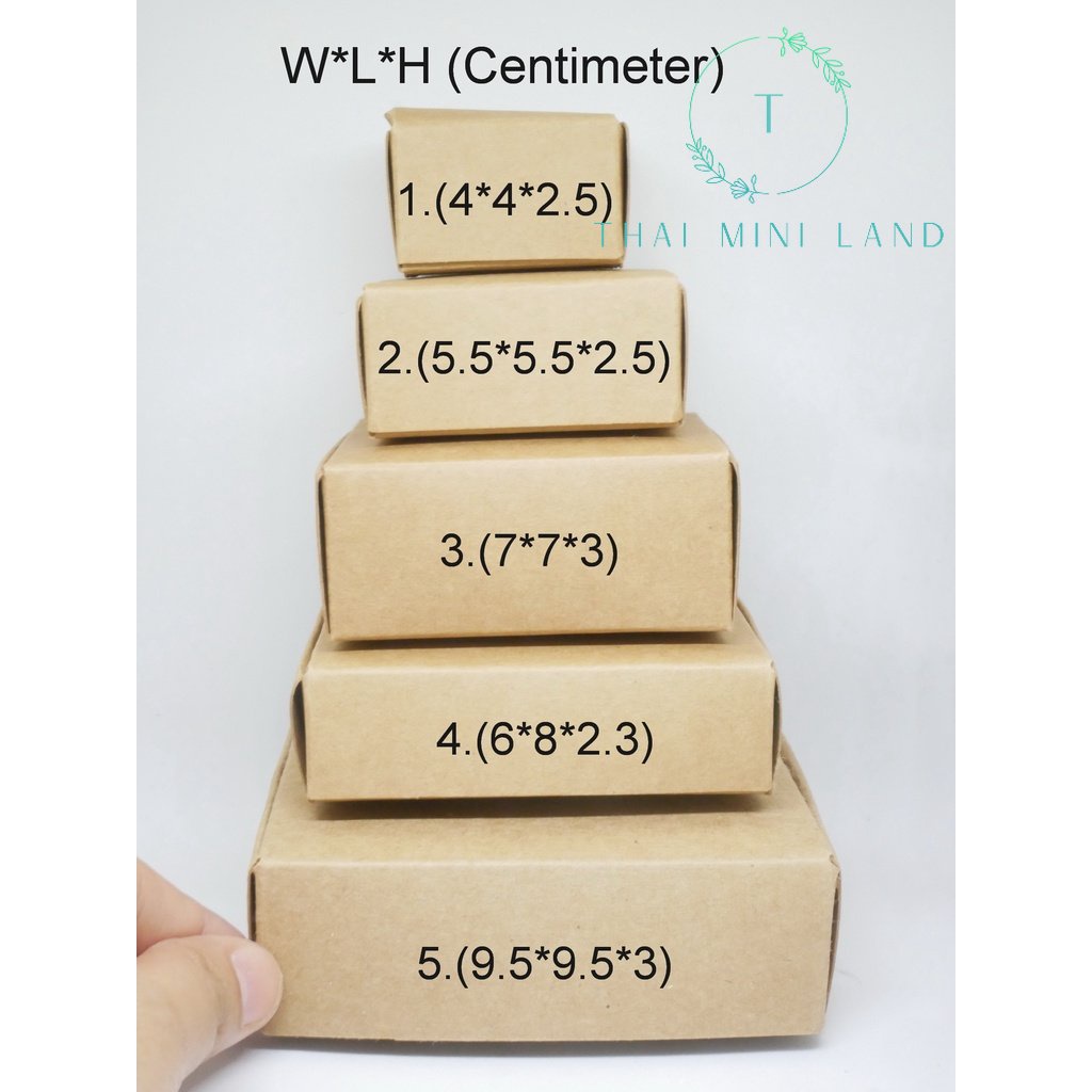 Mini Box Brown Paper Miniature Items Decorations | Shopee Philippines