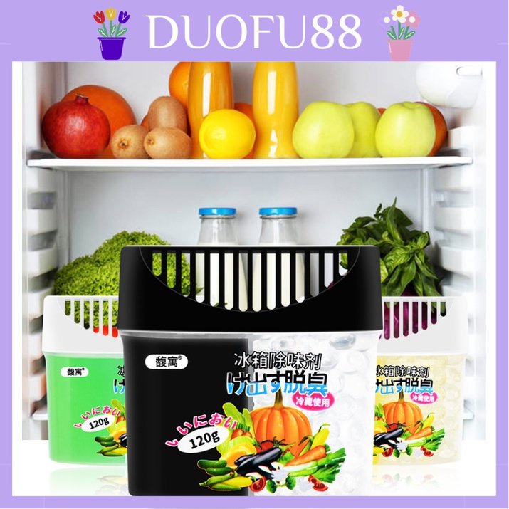 DUOFU Refrigerator Deodorization Box Bamboo Charcoal Fridge Deodorizer ...
