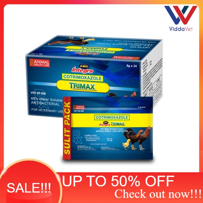 Trimax 48% by Bmeg Integra for birds 1box 6grams/24 sachet | Shopee ...