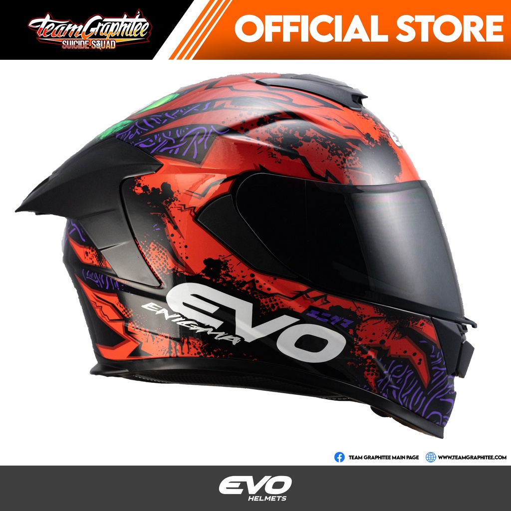 Evo helmet hot sale team graphitee