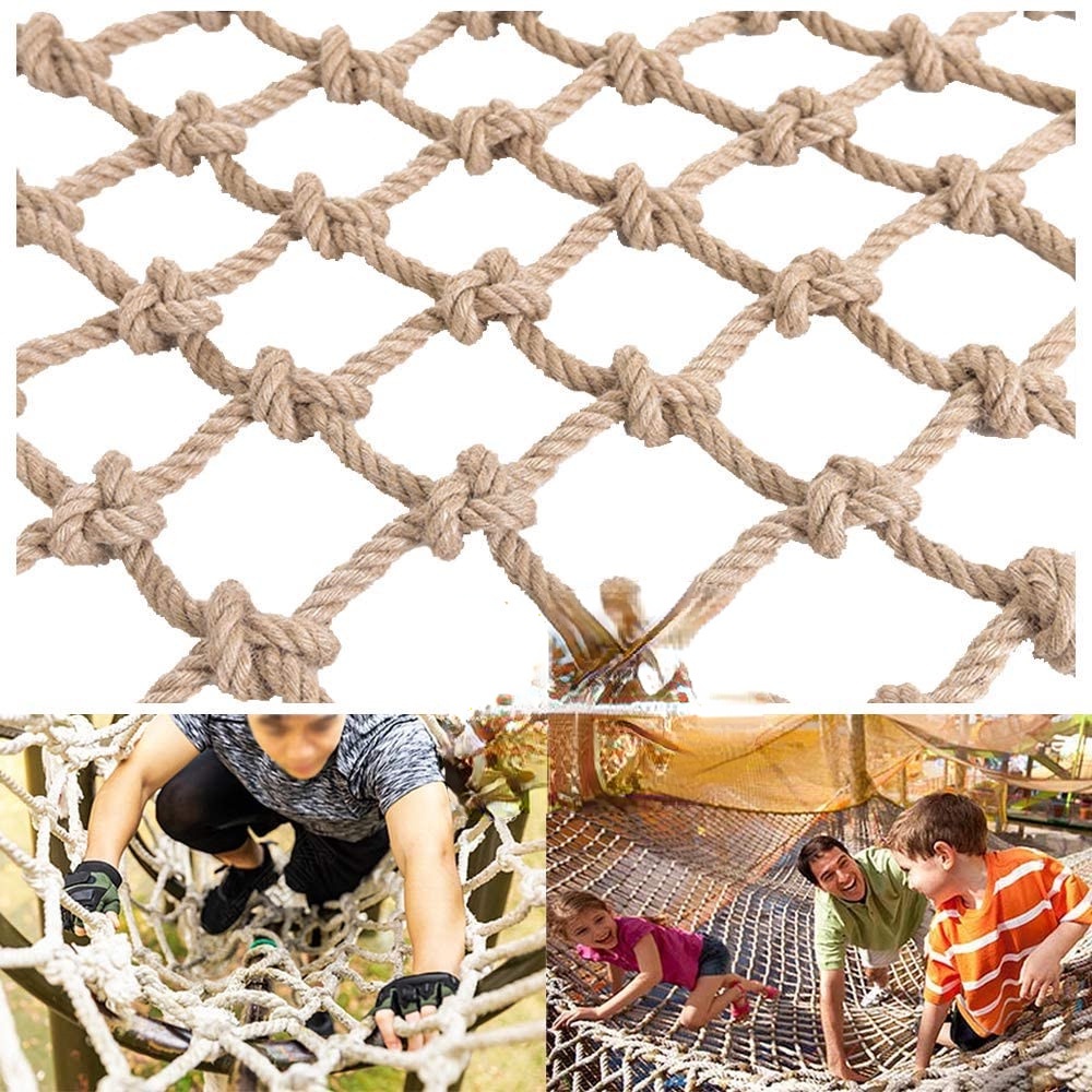 24mmx10m Jute Rope Swing Rope Tug of War Rope Kucing Sisal Hiking Climb ...