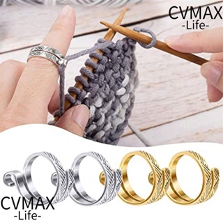 Adjustable Knitting Loop Crochet Loop Knitting Accessories Knitting Ring  Adjust Finger Wear Thimble Yarn Guides Knitted Ring