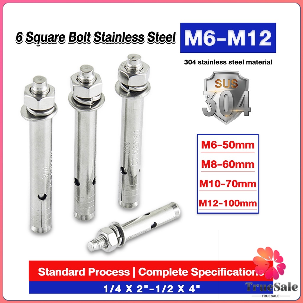 TRUESALE 1PCS Expansion Bolt Expansion Bolt for Concrete Expansion ...