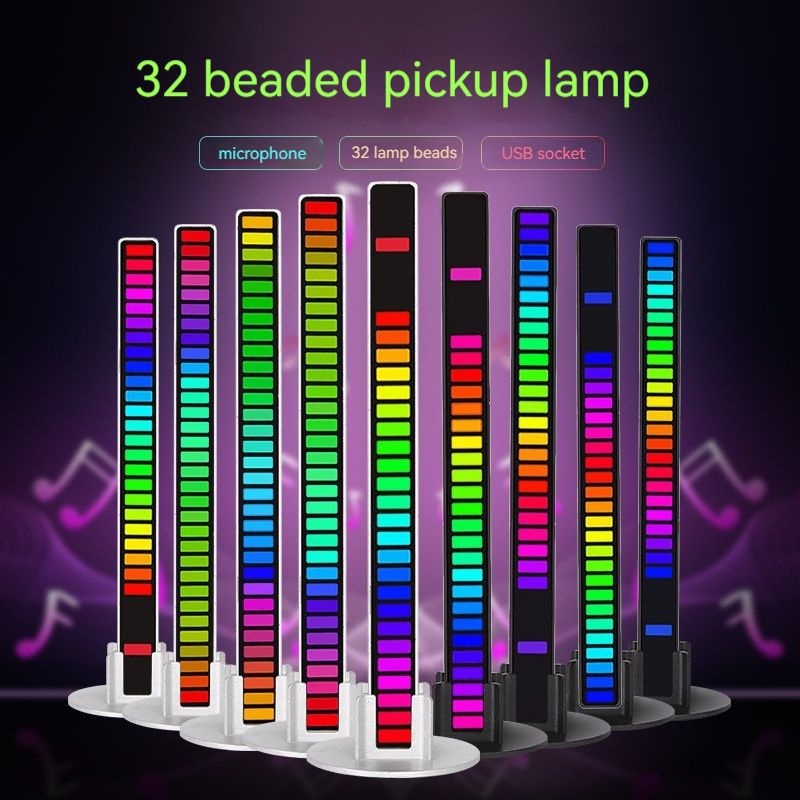 RGB Voice-Activated Music Rhythm Light for Car, Desktop and Party ...