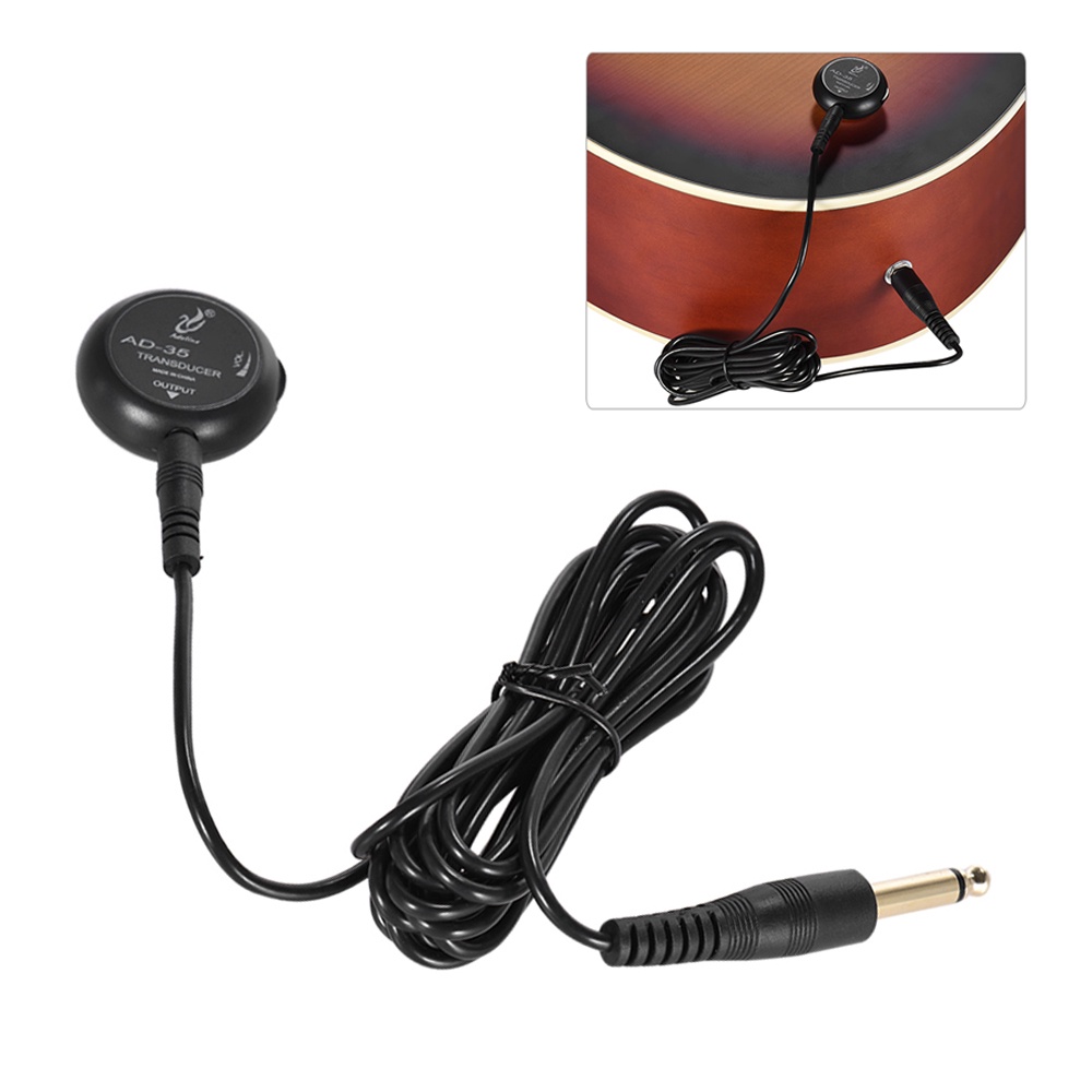 Adeline AD35 Mini Piezo Pickup Contact Microphone Transducer Acoustic Classical Folk Guitar