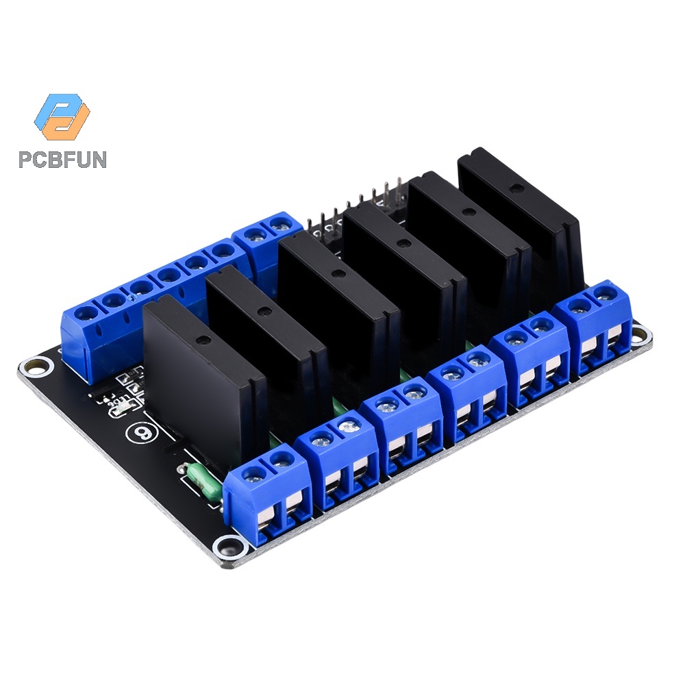 Pcbfun 5v 2a 6 Channel Solid State Relay Module High Level Trigger Dc ...