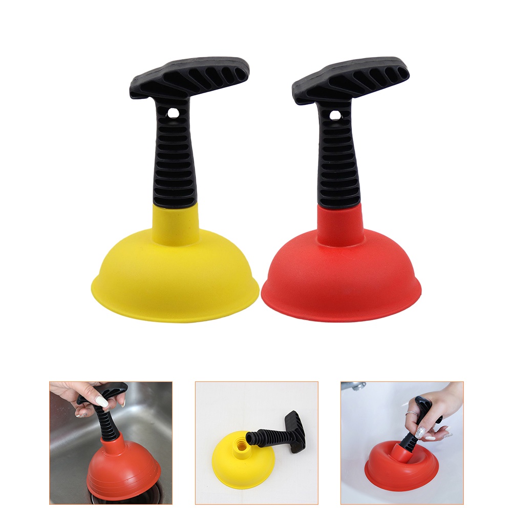 Plunger Toilet Plungers Sink Bathroom Heavy Duty Drain Kitchen Tool ...