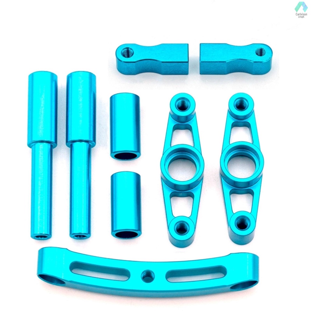 Vordere Lenkungsschale Aus Alu Für TT01 – 2 Stück, CNC-gefräst, Leicht & Stabil, Blau
