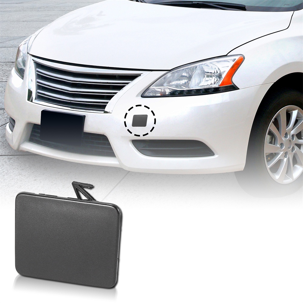 Front Bumper Tow Hook License Plate Bracket Kit For Nissan Sentra 2020-2023 – No Drill