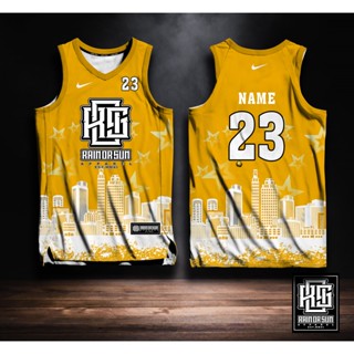 Yellow jersey hot sale design basketball