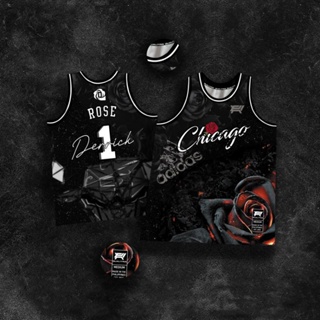 Chicago classic Rose 2 Sublimation Jersey With Customized Name and Number