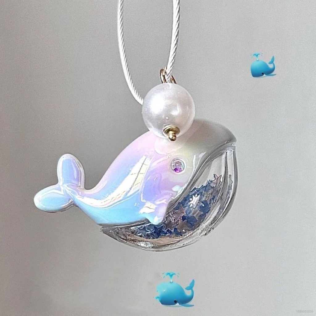 Yelan whale keychain accessory When I run to you bag pendant backpack
