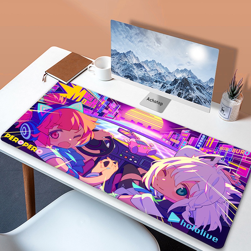 Anime Mouse Pad Shiny Smily Story Girls Mousepad Hololive Mouse Mat