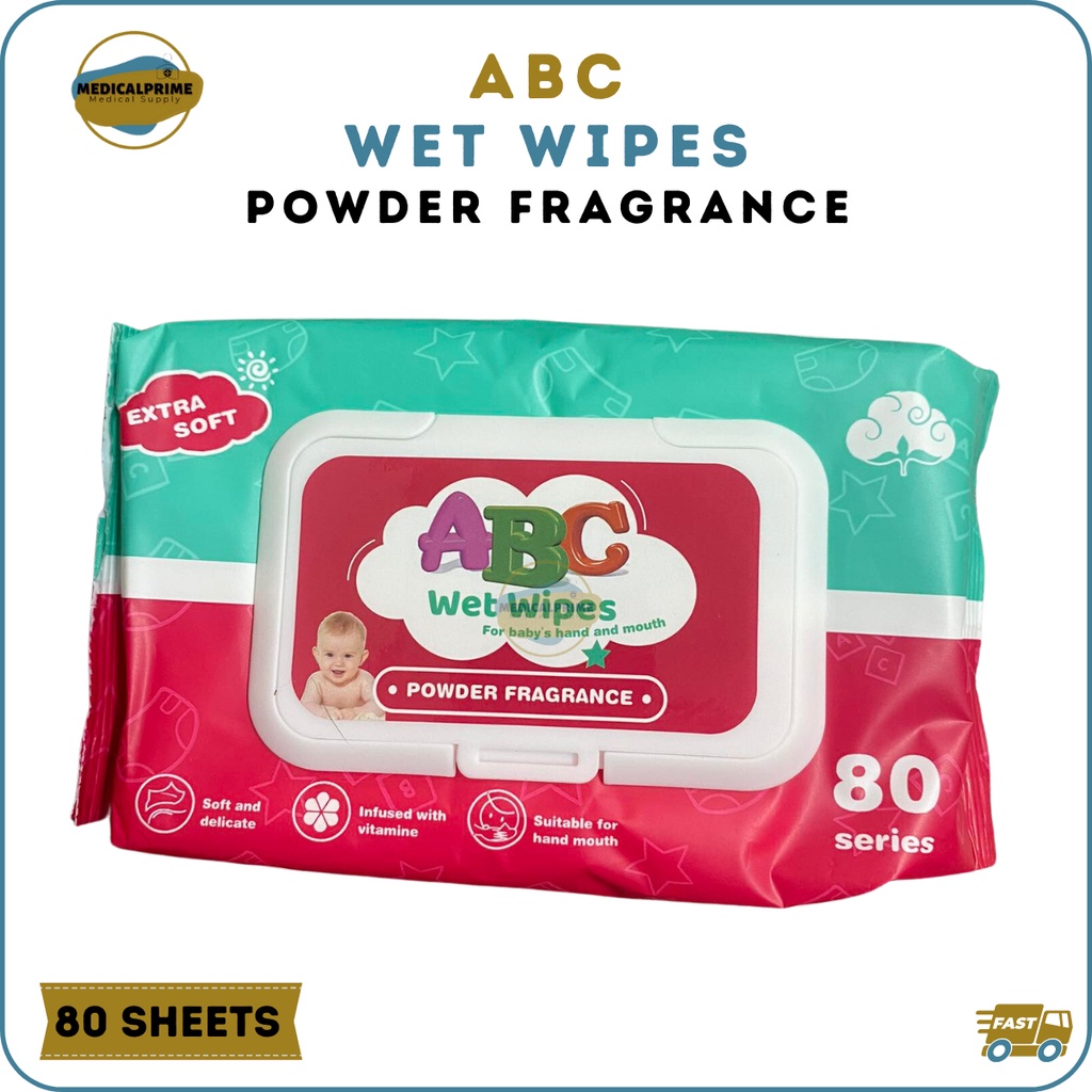 ABC Baby Care Wet Wipes 80 Sheets per pack Shopee Philippines
