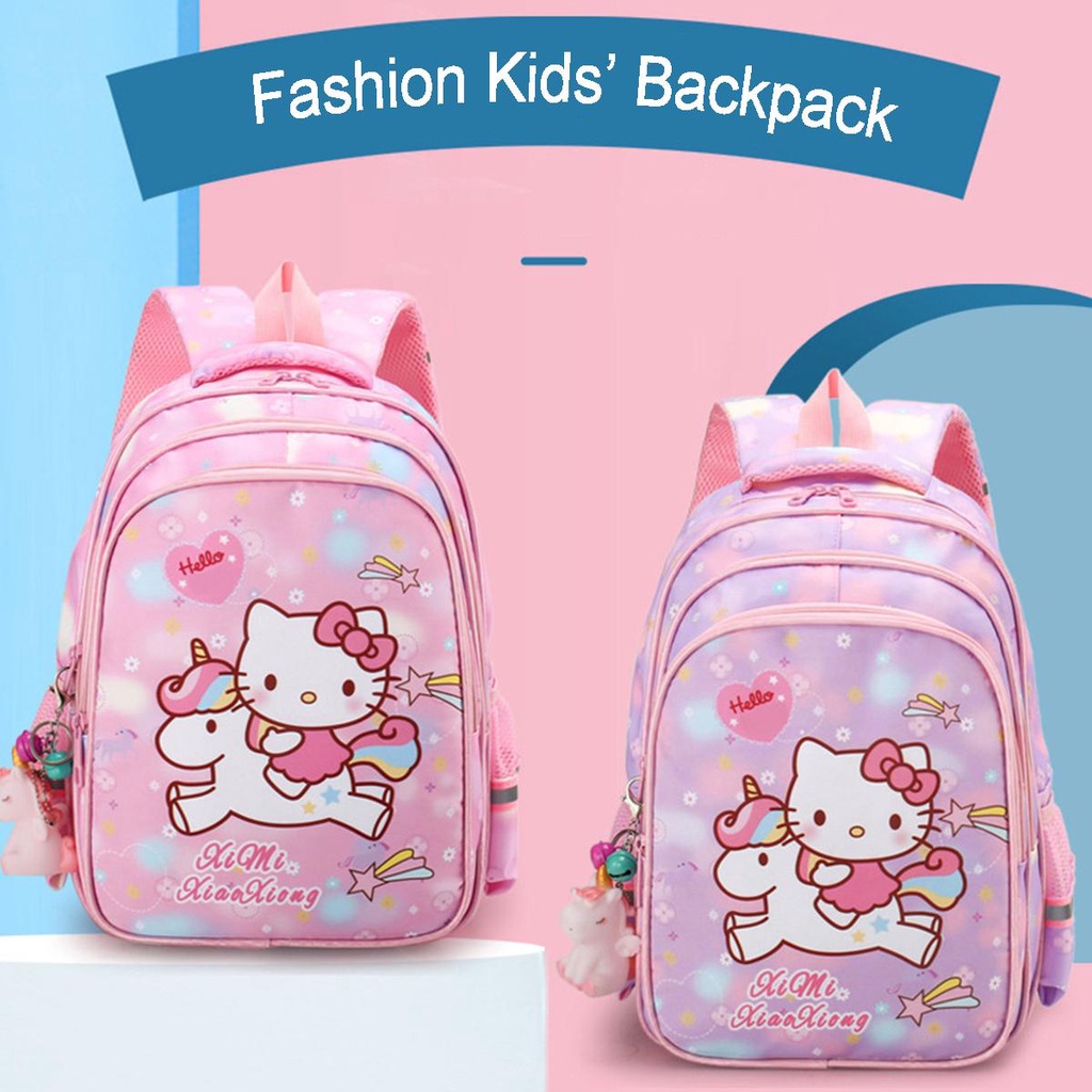 Cartoon Backpack Cute School Bag for Kids Girls Grades 36 Primary