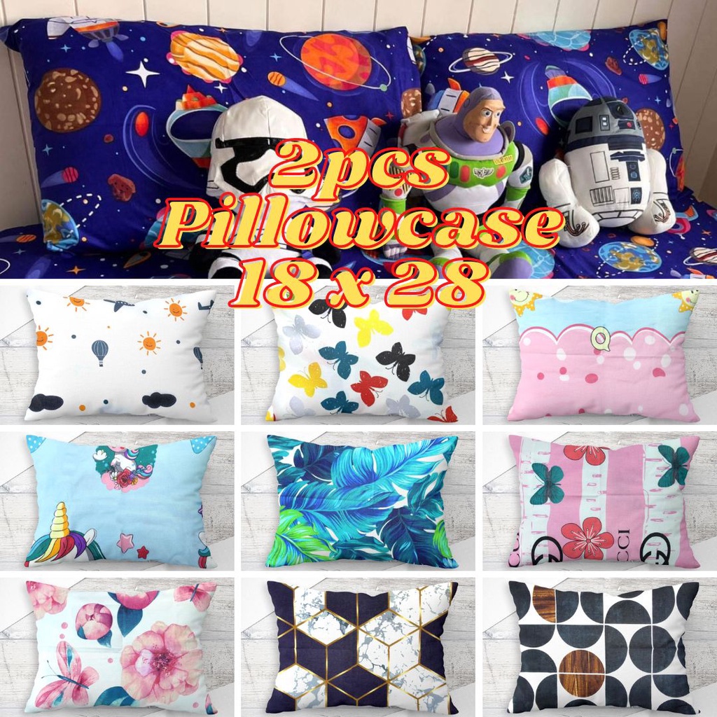 HSES Canadian Cotton Pillowcase Size 18"x28", Envelope Style Pillow