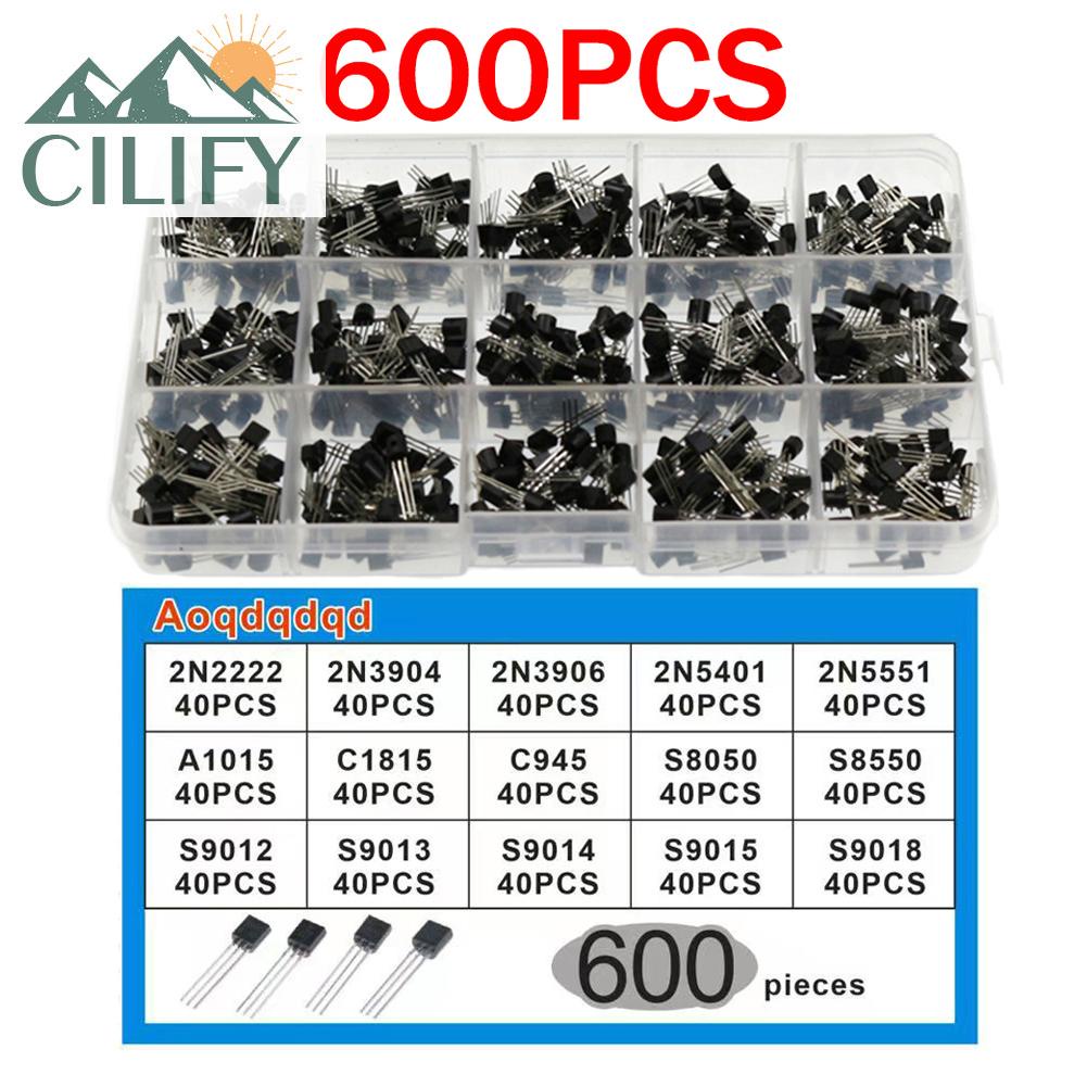 600Pcs Transistor Assortment 30-160V Transistor Kit Assortment Box ...