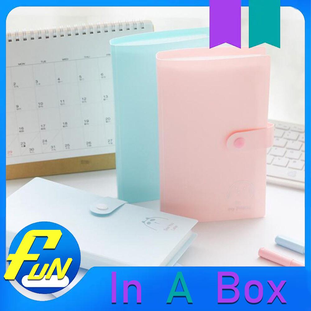 120 / 240 pocket capacity Lomo card holder photocard binder card stock