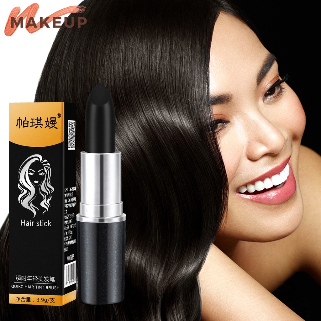VDW Temporary Cover White Hair Colour Dye Instant Gray Root Coverage Hair's  Color Cream Pen Black Brown One-Time Hair Dye Disposable Hair Color Stick 