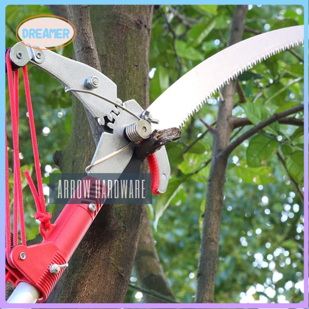 Tall Tree Branch Extension Lopper Pruning Scissor Trimmer Branches