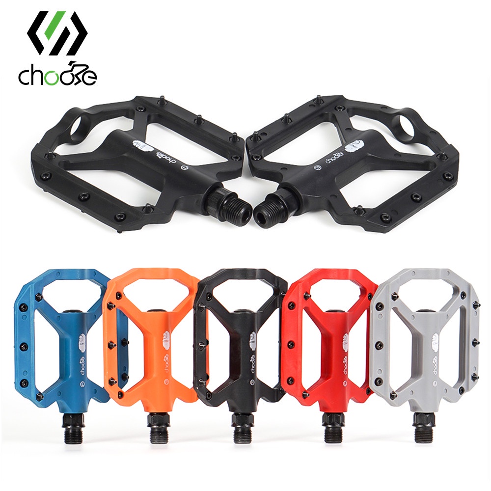 CHOOEE Bicycle Pedals 9 16 BMX Mountain Bike Foot Pedal Nylon For MTB Road Bike Pedals Non slip