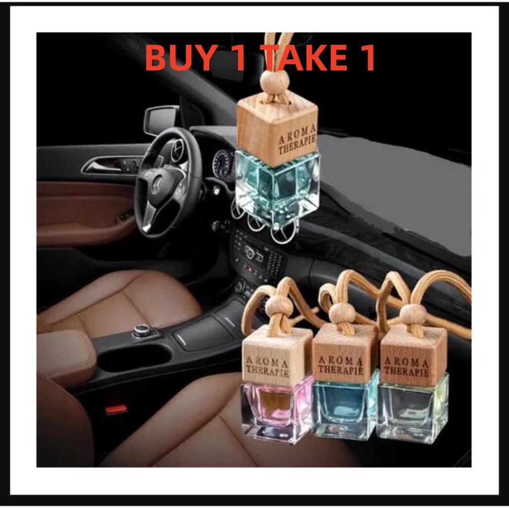 BUY 1 TAKE 1 Transparent Car Air Freshener Perfume Diffuser Perfume