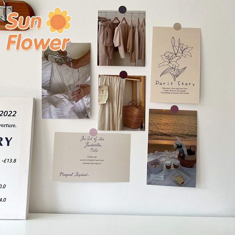 15pcs Ins Wall Decor Postcard Simple Art Background Cards Photo Props ...