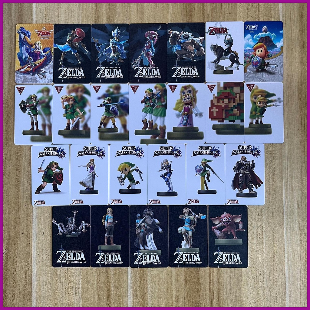 Tears of the Kingdoms of Zelda Amiibos Card Compatible with ZLD Cards