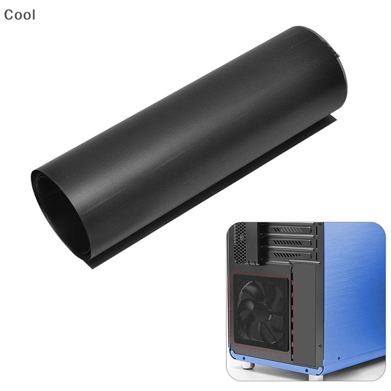 [co] 100CM Computer Mesh DIY PVC PC Case Fan Dust Filter Network Net ...