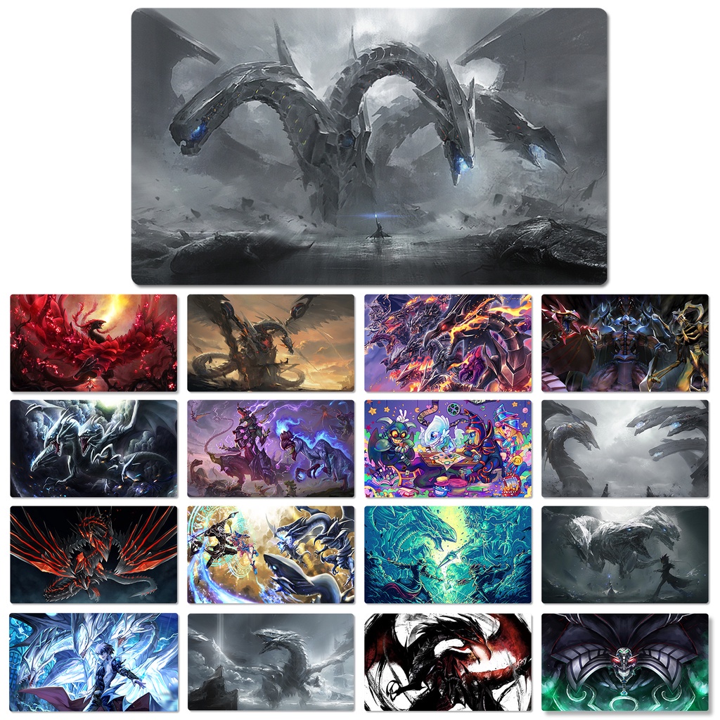 YuGiOh Playmat Dark Magicain Exodia Blue-eyes Ultimate Dragon Board ...