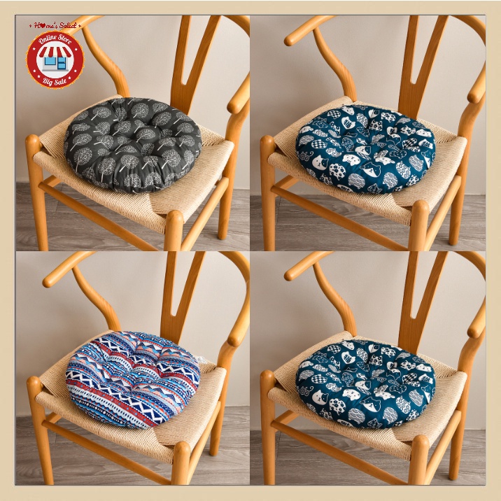 40cm Round Seat Cushion Pad Breathable PP Cotton Chair Cushion Pad for